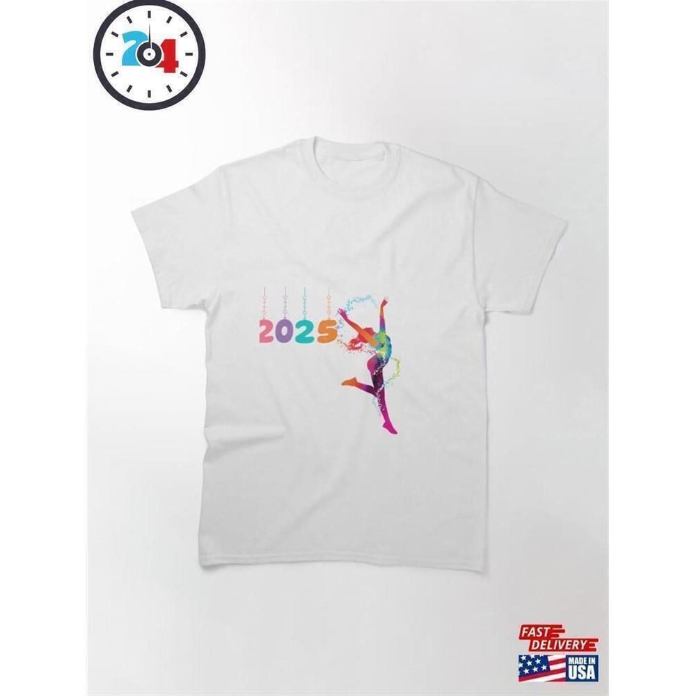 2025 Happy New Year Best Wishes Celebration Inspiring Classic T-Shirt